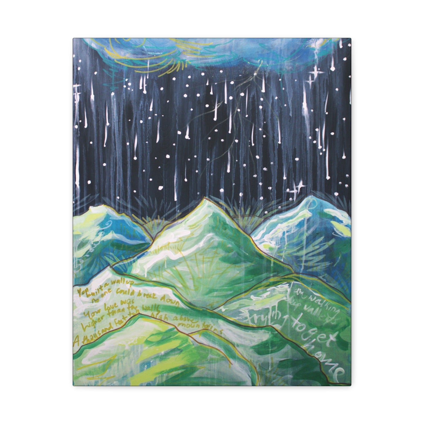 Amy Brad Crying Clouds Hanging Wall Art