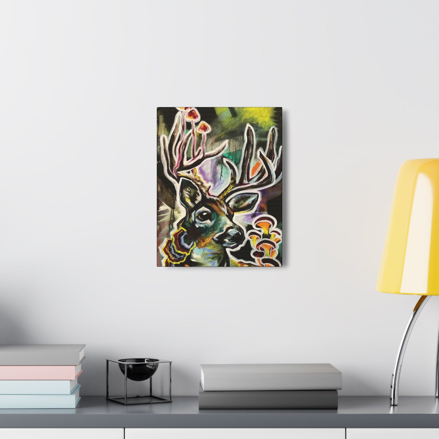 Mush Deer Canvas Hanging Wall Art