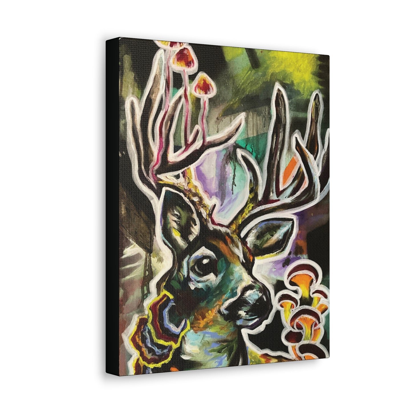 Mush Deer Canvas Hanging Wall Art