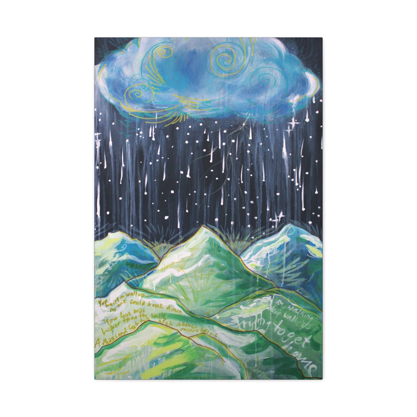 Amy Brad Crying Clouds Hanging Wall Art