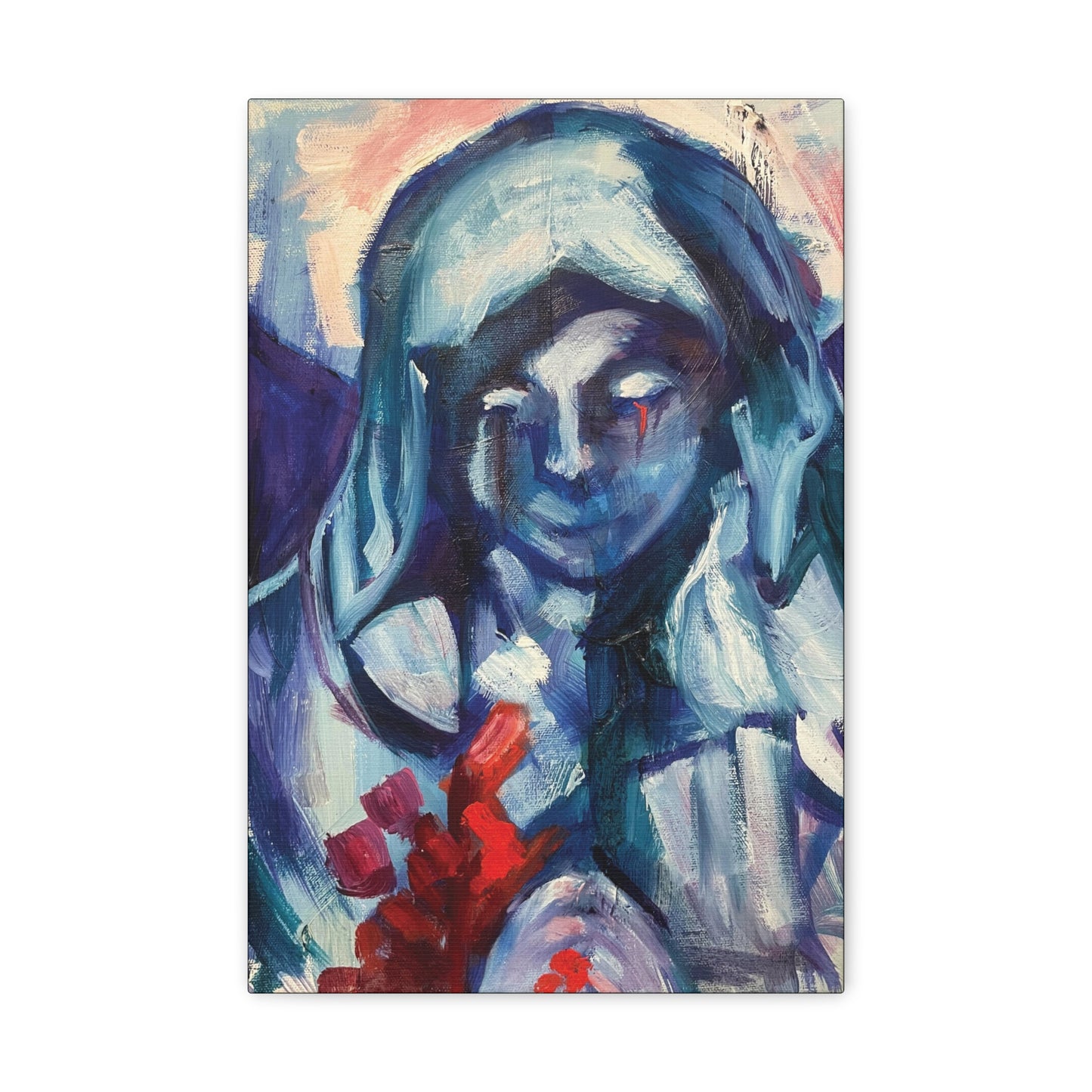 Mother Mary Canvas Hanging Wall Art