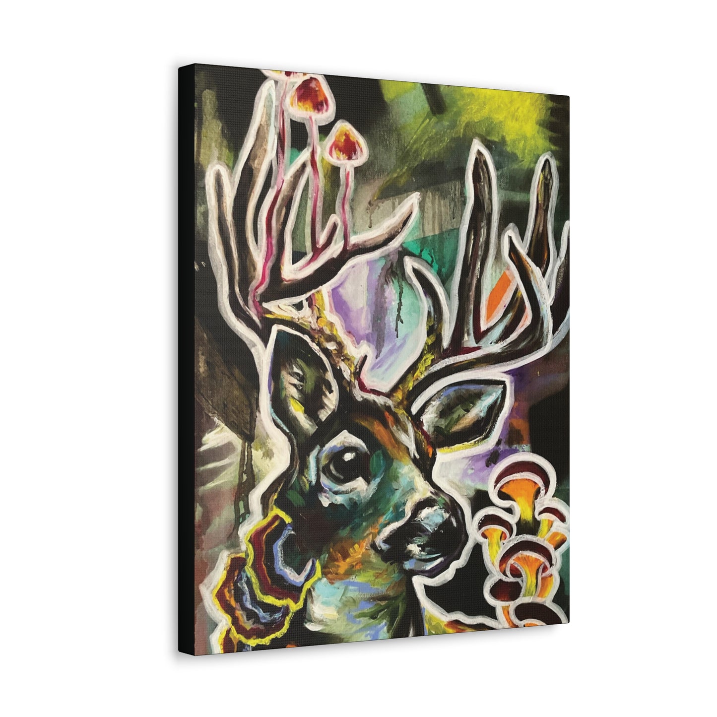 Mush Deer Canvas Hanging Wall Art