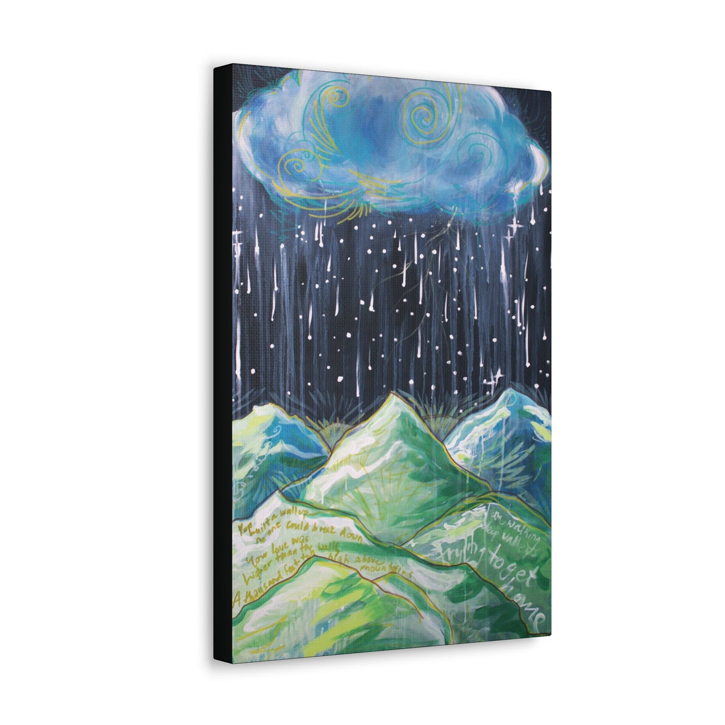 Amy Brad Crying Clouds Hanging Wall Art