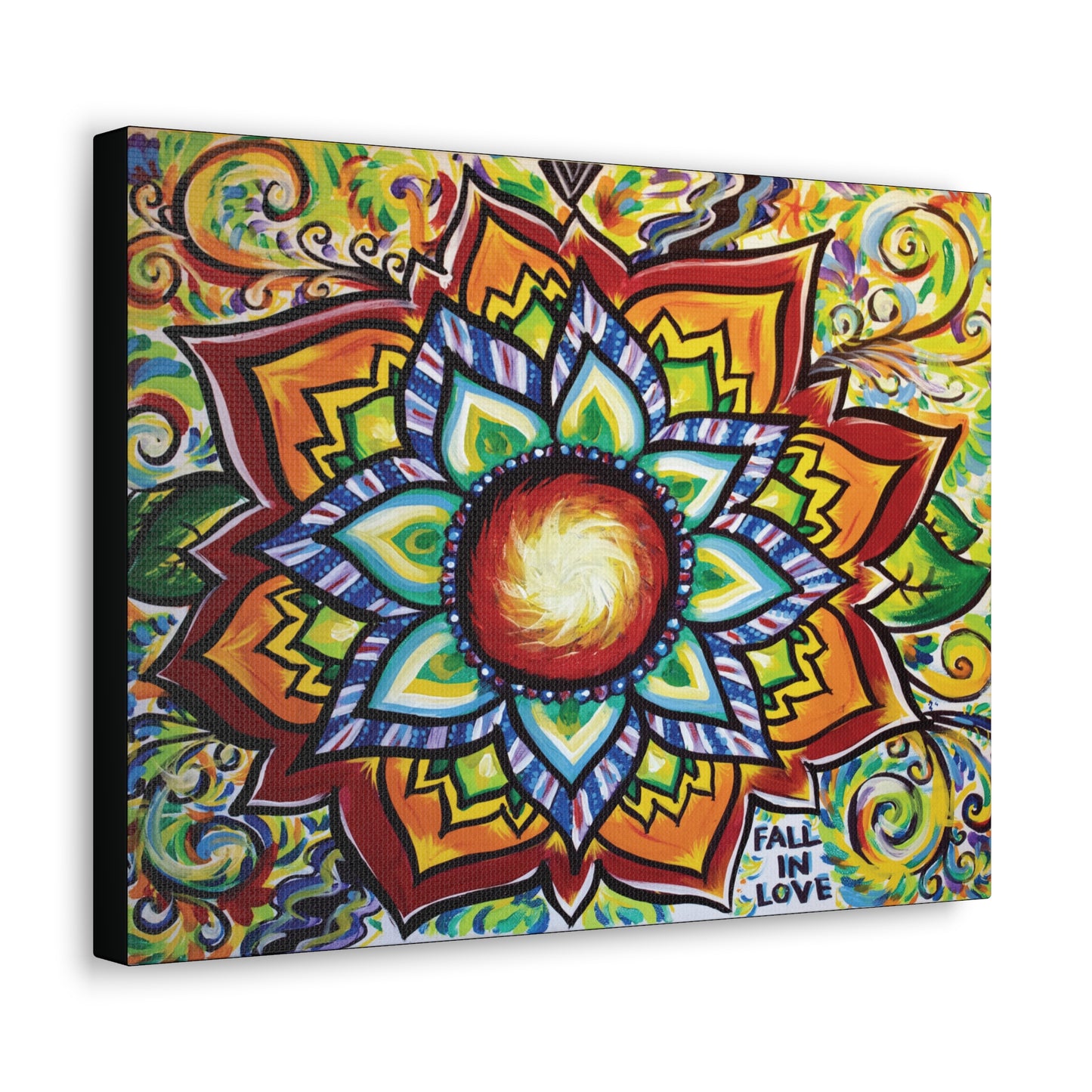 Fall Into Love Canvas Hanging Wall Art