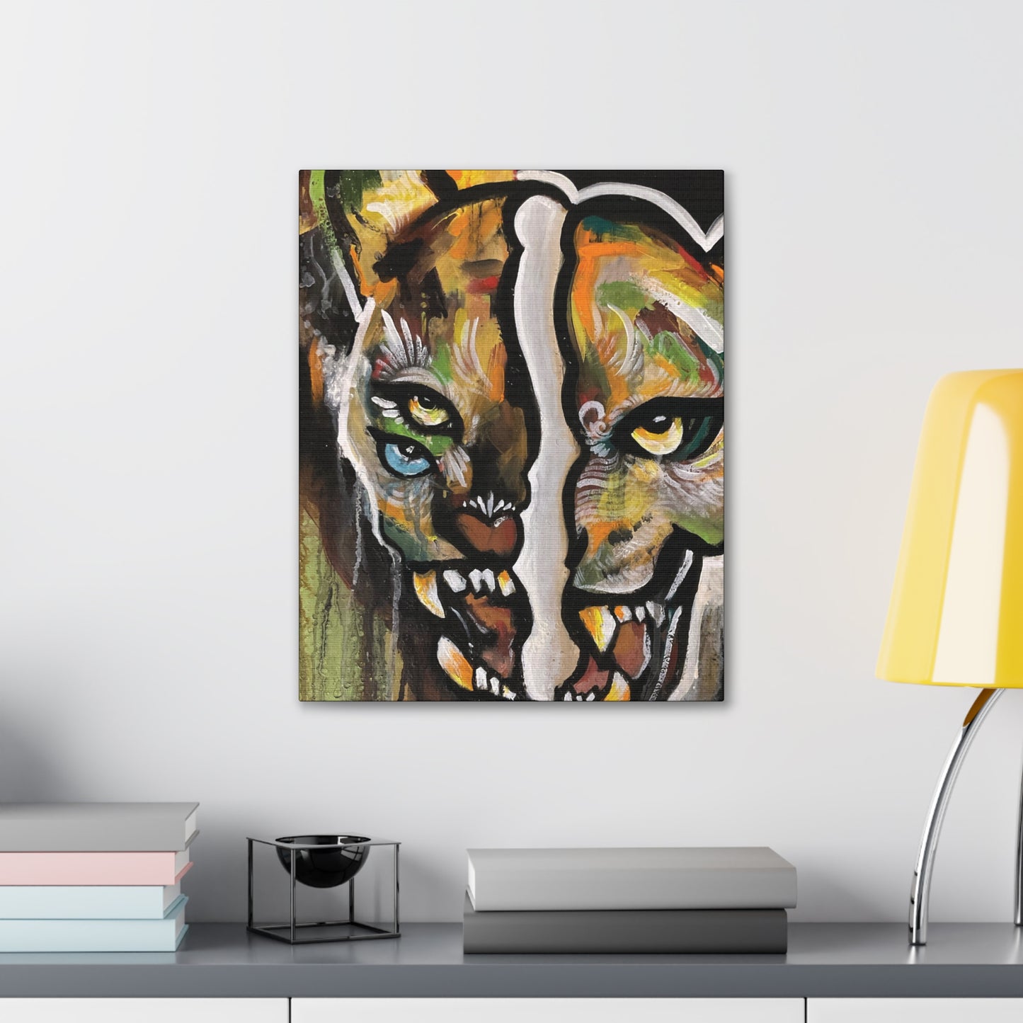 Glitch Jag Mural Canvas Hanging Wall Art