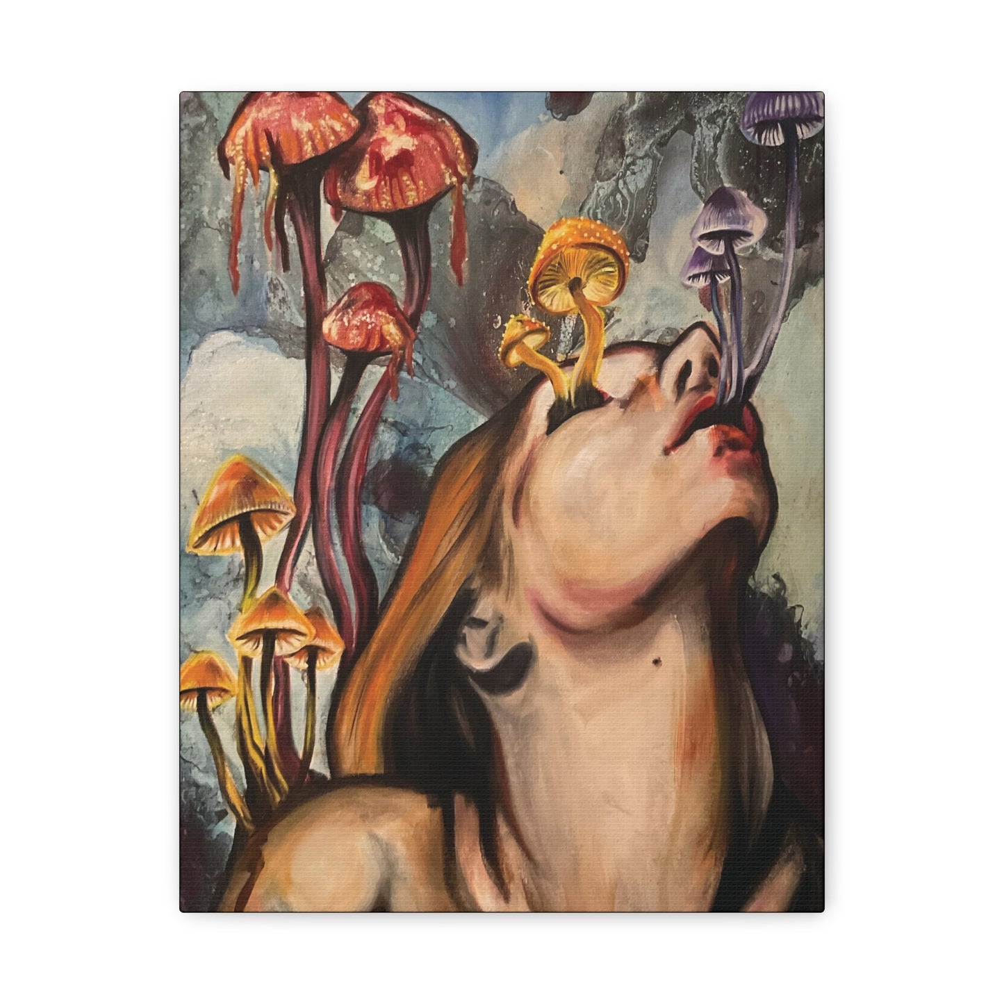 Mushroom Deftones Canvas Hanging Wall Art