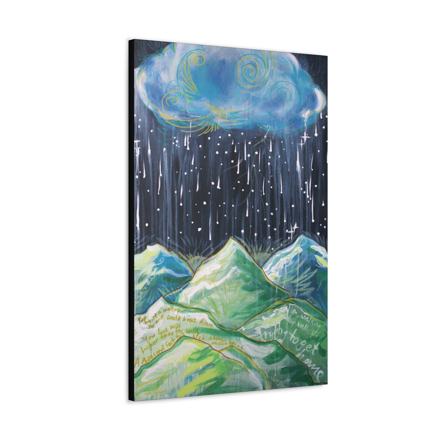 Amy Brad Crying Clouds Hanging Wall Art