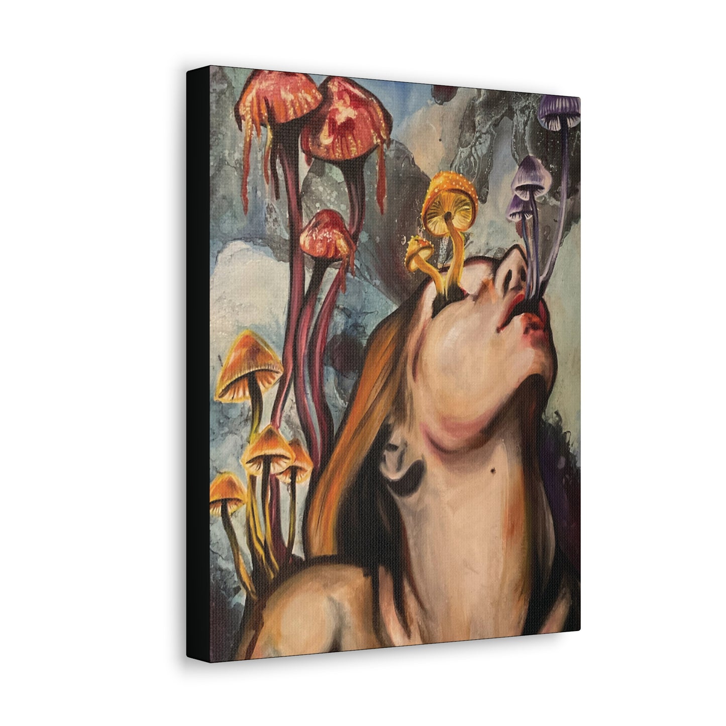 Mushroom Deftones Canvas Hanging Wall Art