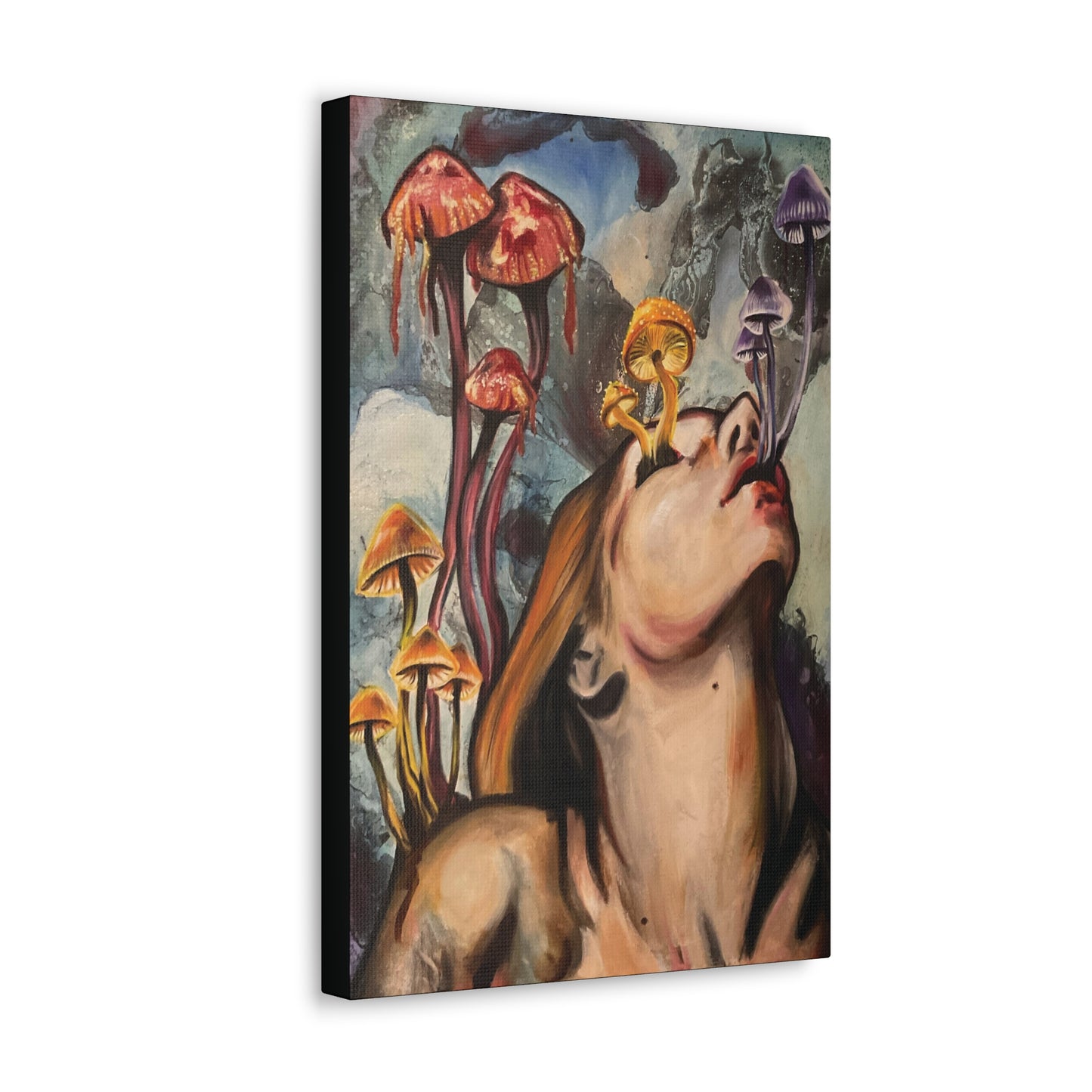 Mushroom Deftones Canvas Hanging Wall Art