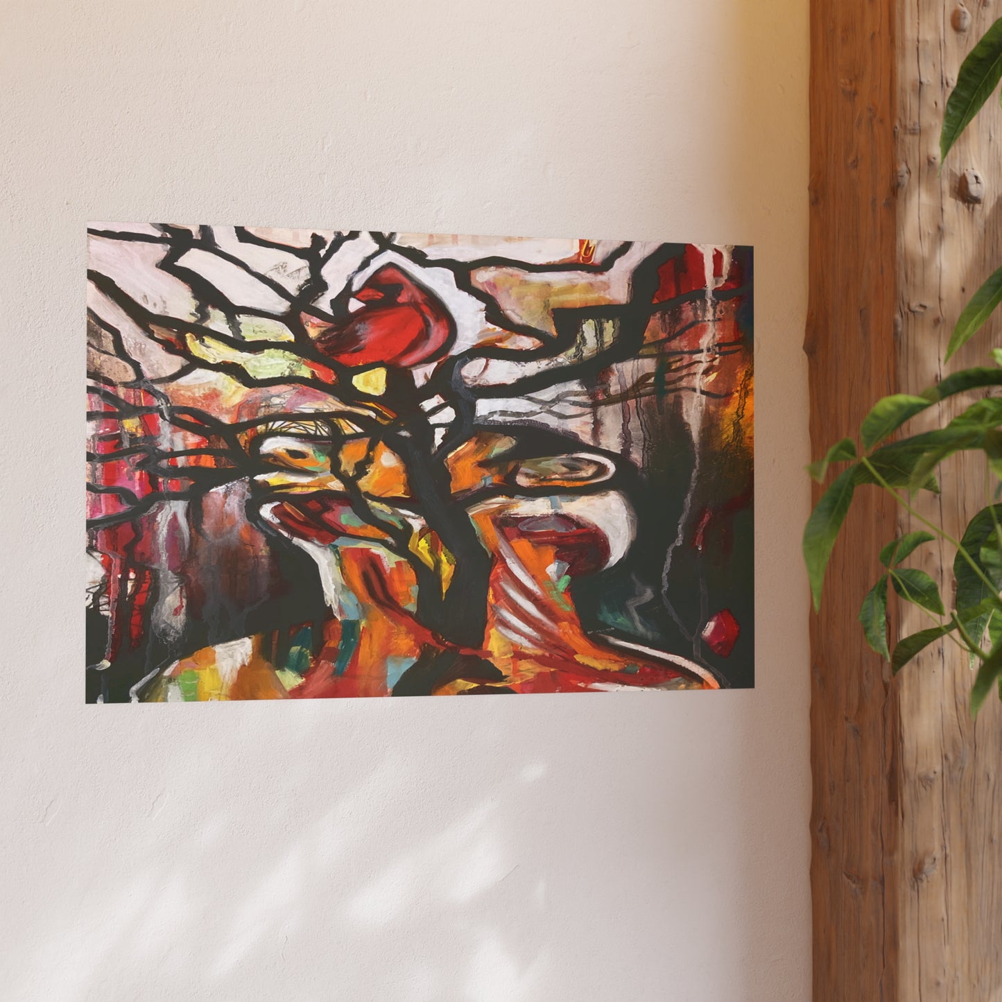 Tree Throat Cardinal Poster Print