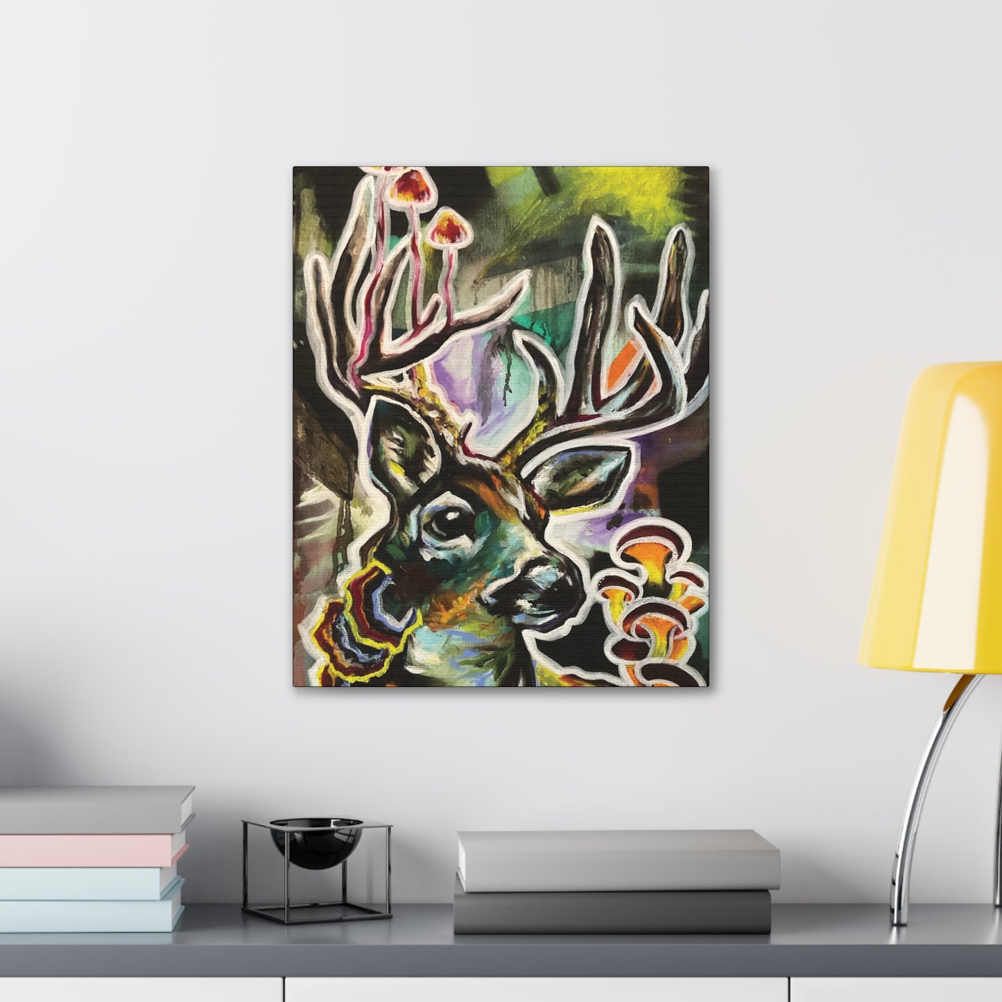 Mush Deer Canvas Hanging Wall Art