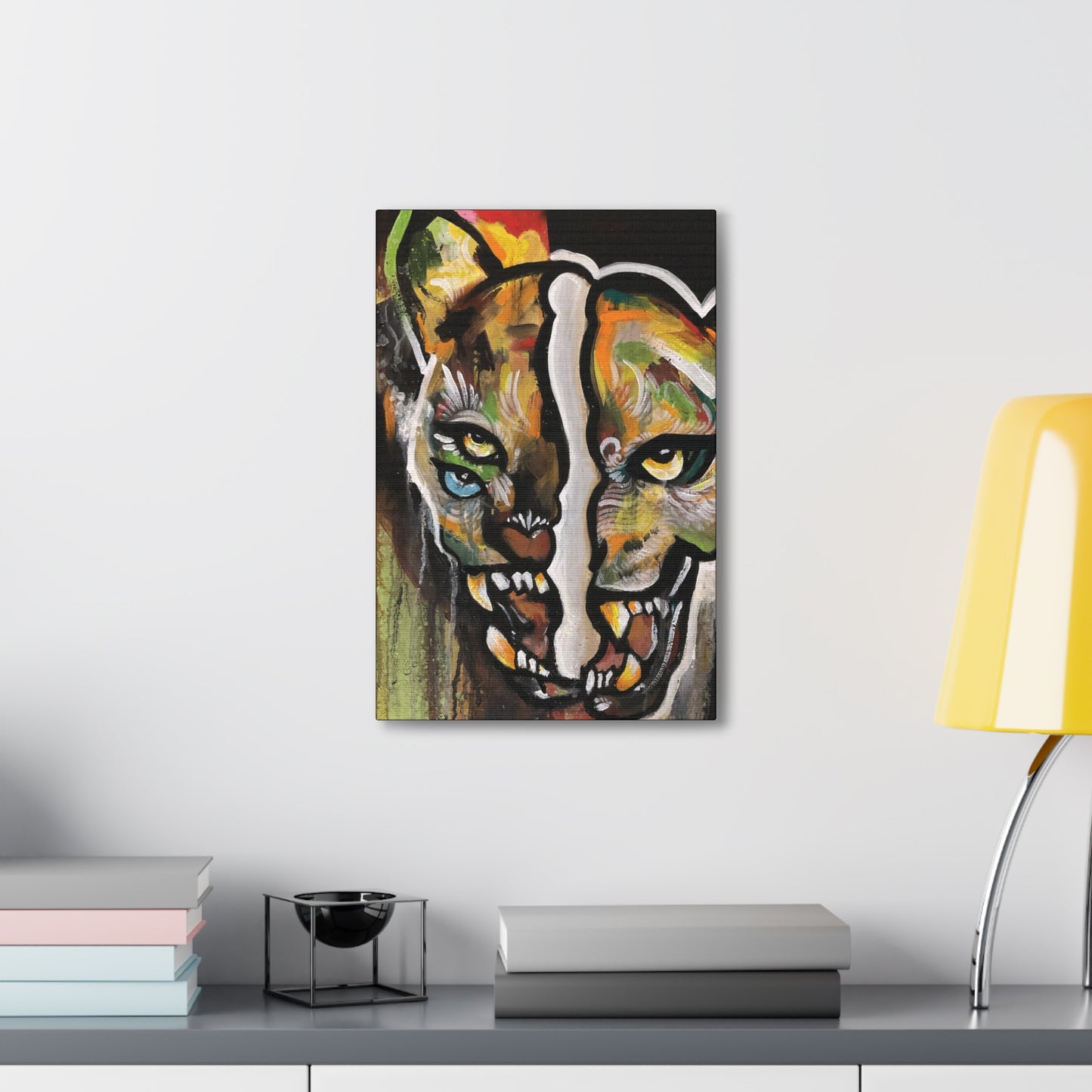 Glitch Jag Mural Canvas Hanging Wall Art