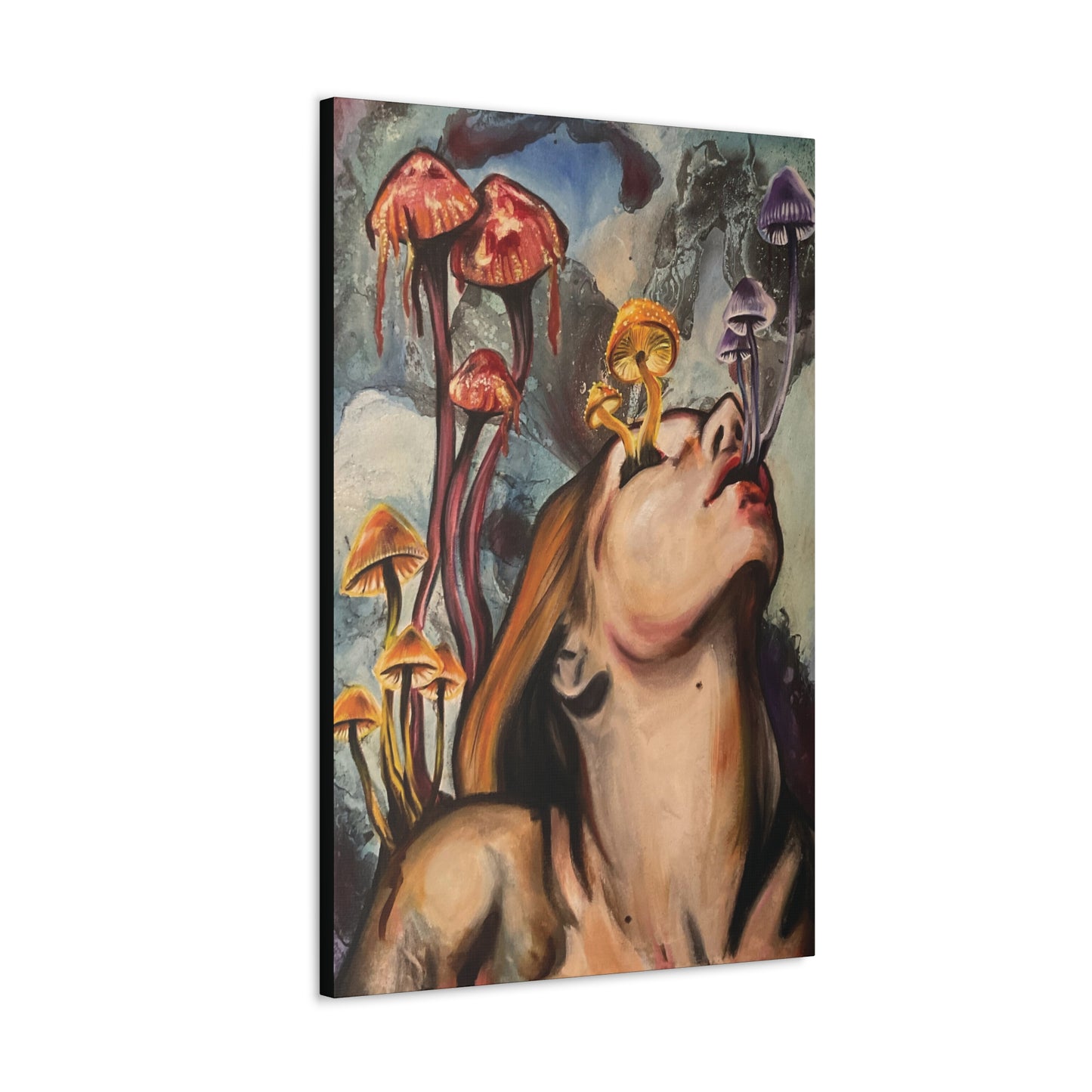 Mushroom Deftones Canvas Hanging Wall Art