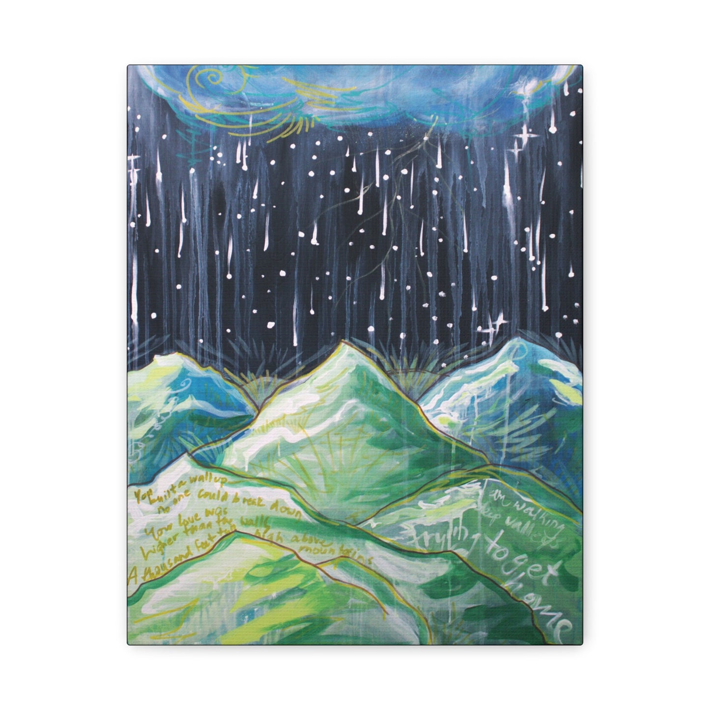 Amy Brad Crying Clouds Hanging Wall Art