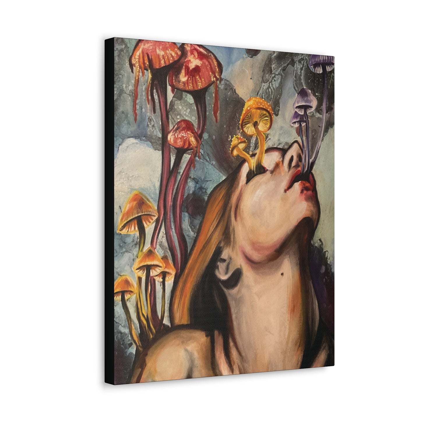 Mushroom Deftones Canvas Hanging Wall Art