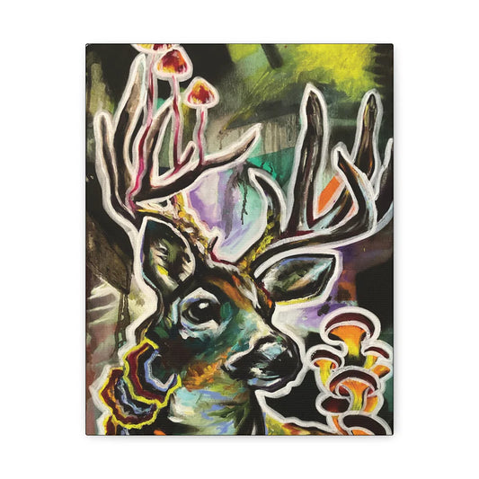 Mush Deer Canvas Painting