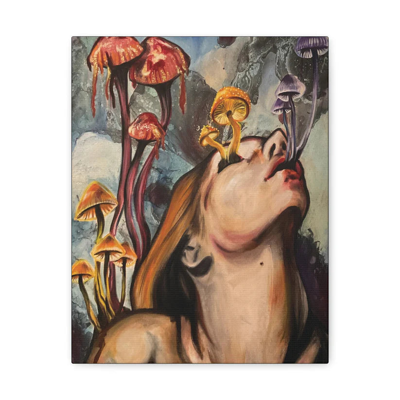 Mushroom Deftones Canvas Painting